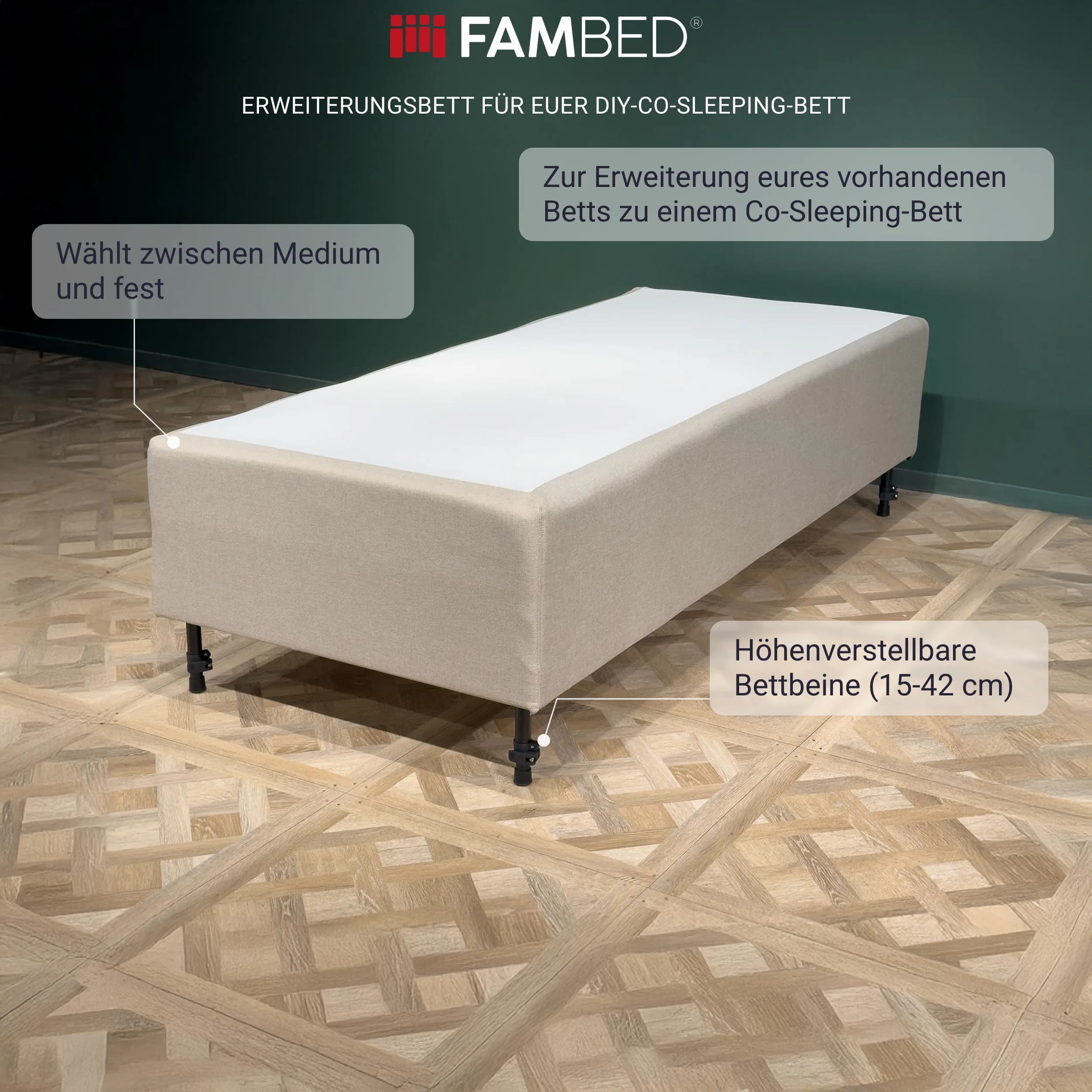 DIY-Co-Sleeping-Bett mit dem FAMBED® DIY-Kit