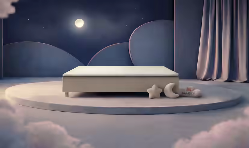 FAMBED Familienbett in beige, 250 × 200 cm, ohne Kopfteil