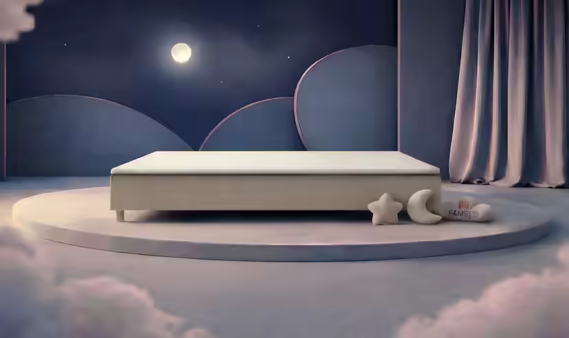 FAMBED Familienbett in beige, 310 × 200 cm, ohne Kopfteil