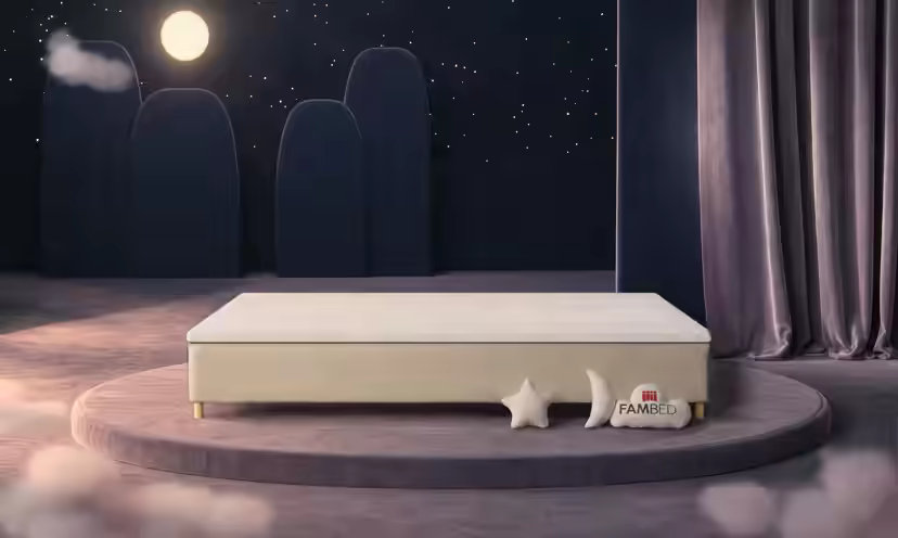 FAMBED Familienbett in beige, 320 × 210 cm, ohne Kopfteil